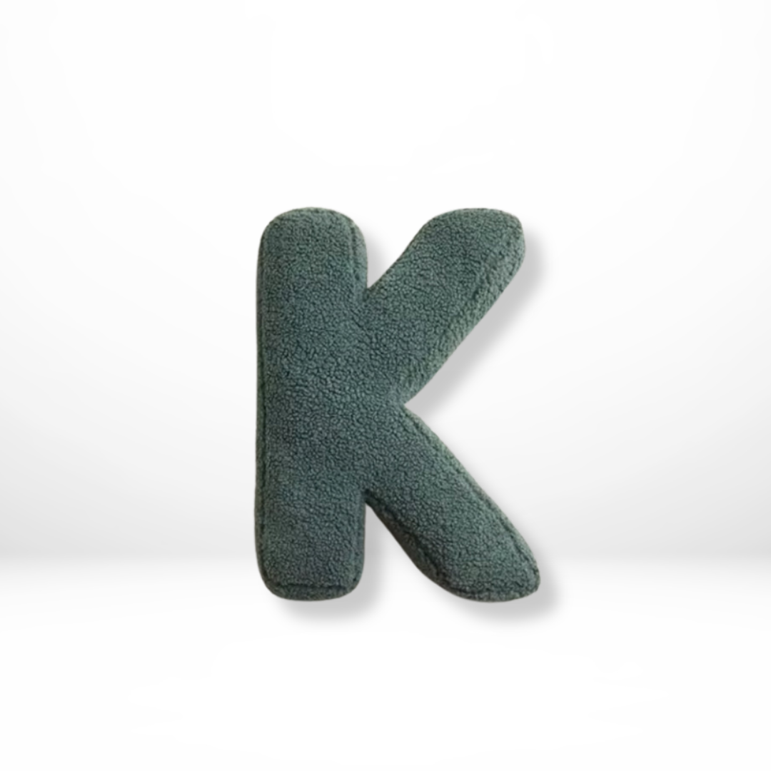 Alfabet Sierkussen Letter Fluweel A Tot Z 38x30cm | Sansoti