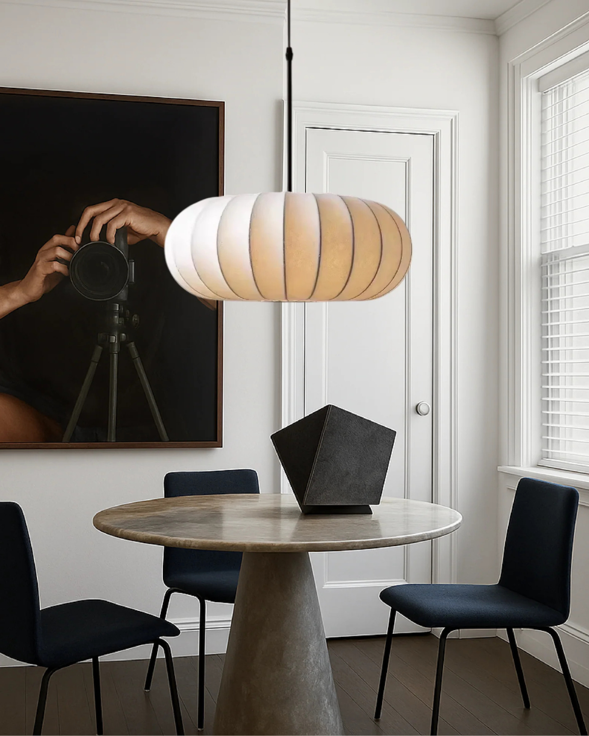 Sculptuurhanglamp met Organische Vorm Warm Wit Licht Dimbaar Moderne Pendellamp Eetkamer Woonkamer Entree | Sansoti