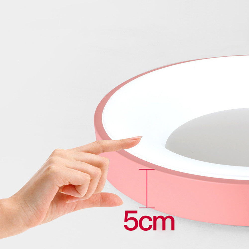 LED Deckenleuchte Rund Acryl Eisen Niedrige Räume Flur Schlafzimmer Wohnzimmer Moderne Aufbauleuchte Minimalistische Deckenbeleuchtung | Restfield