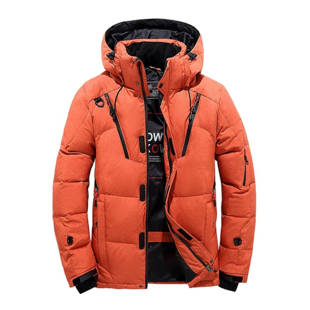 Gesteppte Winterjacke mit abnehmbarer Kapuze, winddicht, dick gefüttert, für Herren und Damen, warm, lässig, lange Ärmel | Sansoti