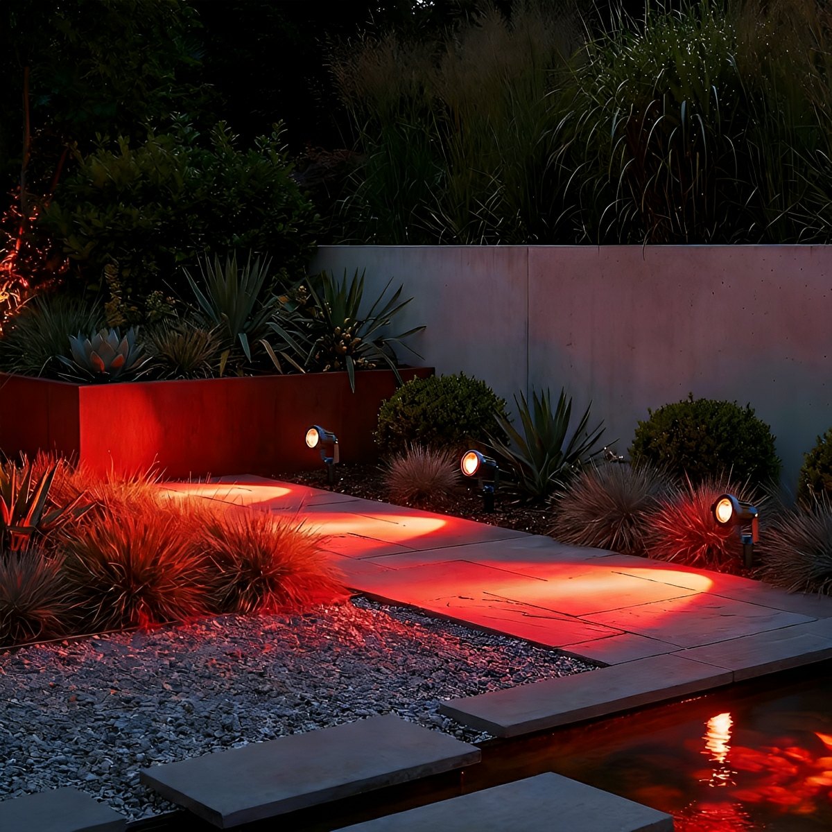 Tuinspot Zonne-energie LED 3W Zwart IP65 Tuin Gazon Prikspot Oprit Boomverlichting Buitenspot Solar | Sansoti