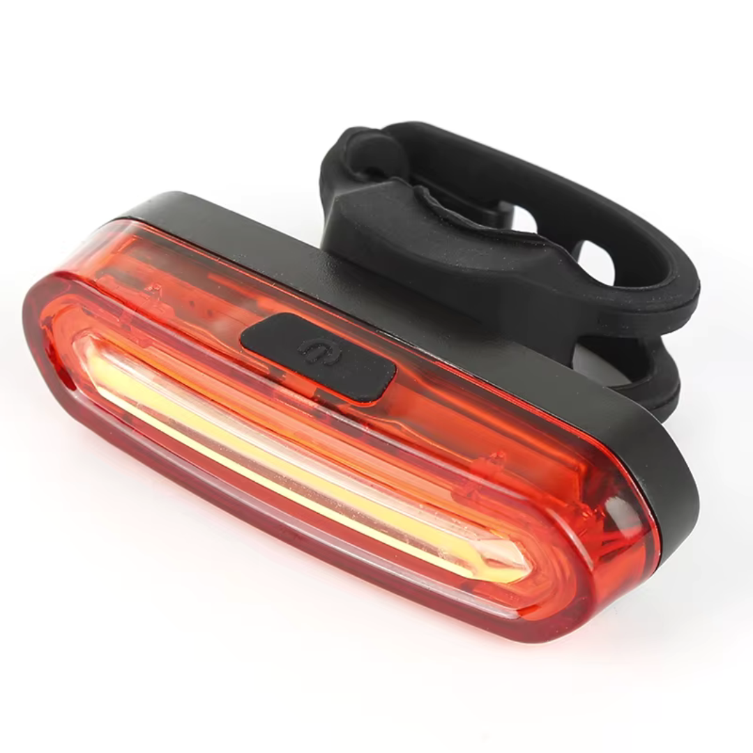 Compacte USB Fietsachterlicht met 200 Lumen & Stroboscoop – Veiligheidslicht voor Nachtritten, 4 Lichtmodi, Waterdicht IPX5 | Sansoti