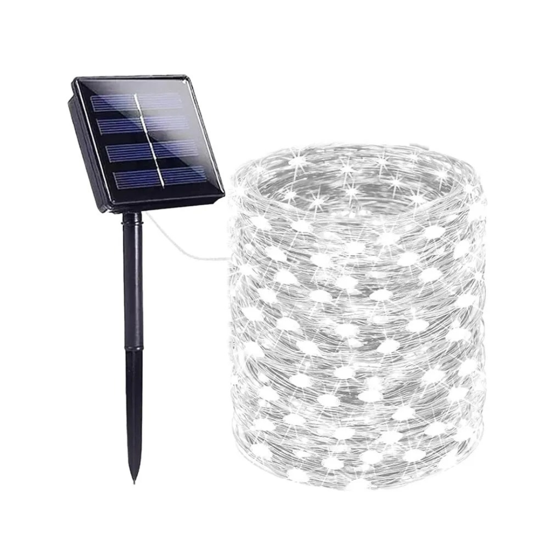 Solar LED String Lights 30m Garden Lighting Waterproof Outdoor Lighting 8 Light Modes Atmospheric Garden Ambience Patio | Sansoti