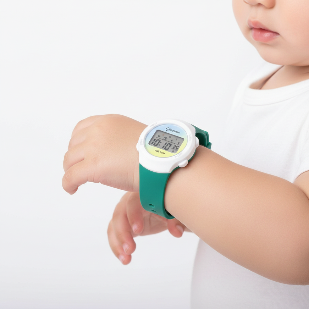 Digitale Kinderuhr Sportlich Wasserdicht mit Alarm Stoppuhr und Timer Silikonarmband für Jungen und Mädchen | Sansoti