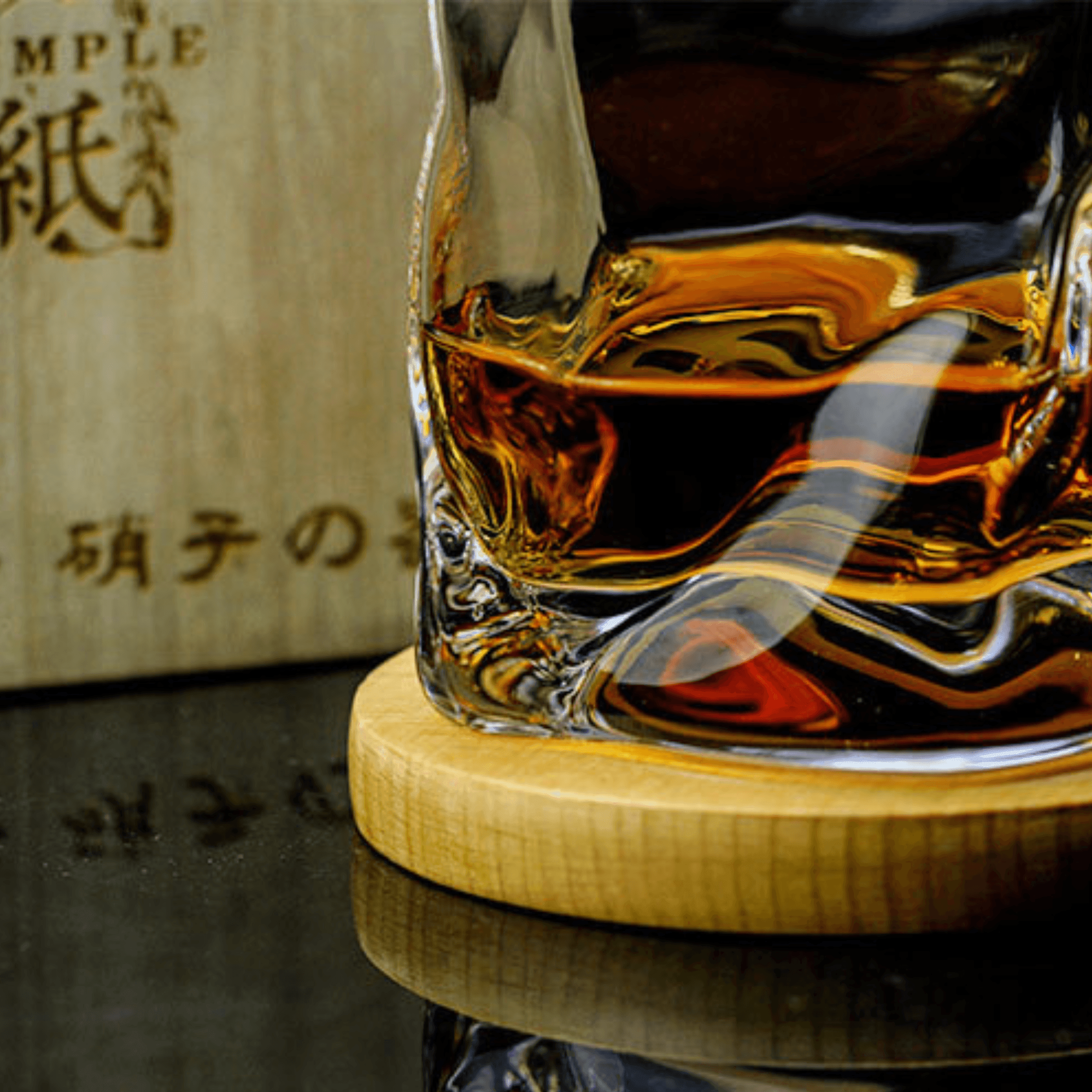 Edo Kiriko Whiskyglas mit japanisch geschliffenem Kristall und Crumple-Design | Restfield