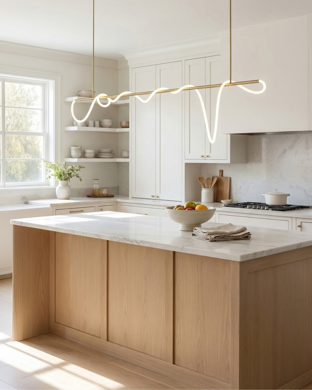 LED-design hanglamp met metalen koordstructuur zwart satijn 100 cm dimbaar warm wit modern interieur eetkamer keukeneiland | Sansoti