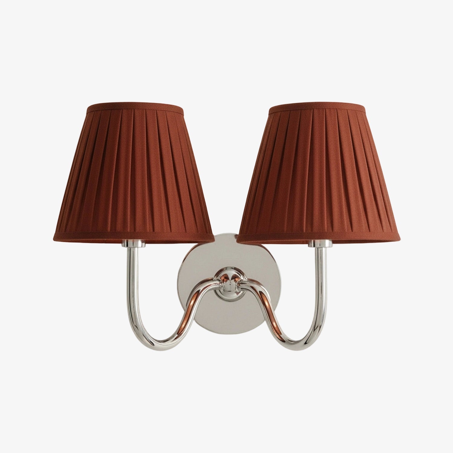 Wandlamp met Geplisseerde Stoffen Kap – Klassieke Verlichting voor Slaapkamer en Woonkamer | Sansoti