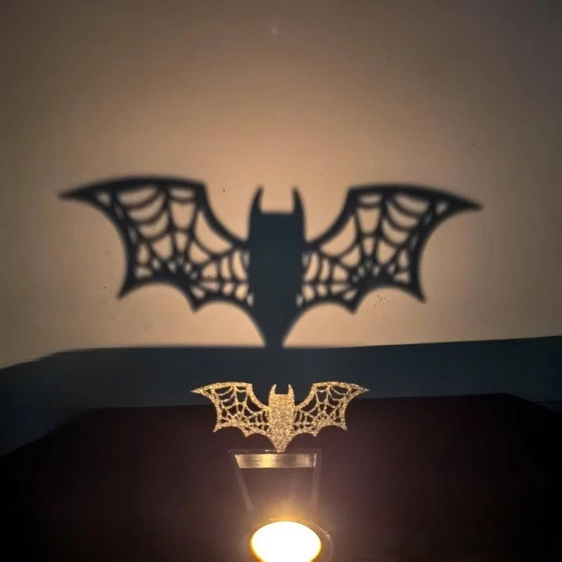 Metall-Kerzenhalter Halloween-Schädel-Design Schwarz 15x8cm Stimmungslicht Dekoratives Ornament Gothic-Tischdekoration | Sansoti