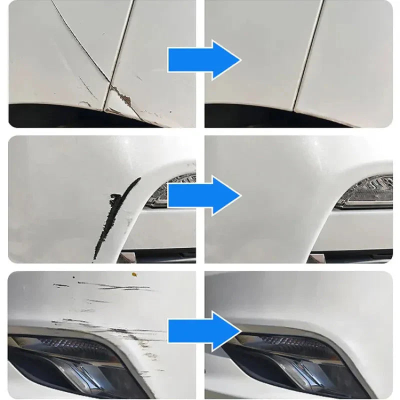 Lakroestreparatiepasta 120ml voor Krasverwijdering Auto Polijstmiddel Inclusief Applicatorpad Beschermlaag Klarlak Bumper | Sansoti