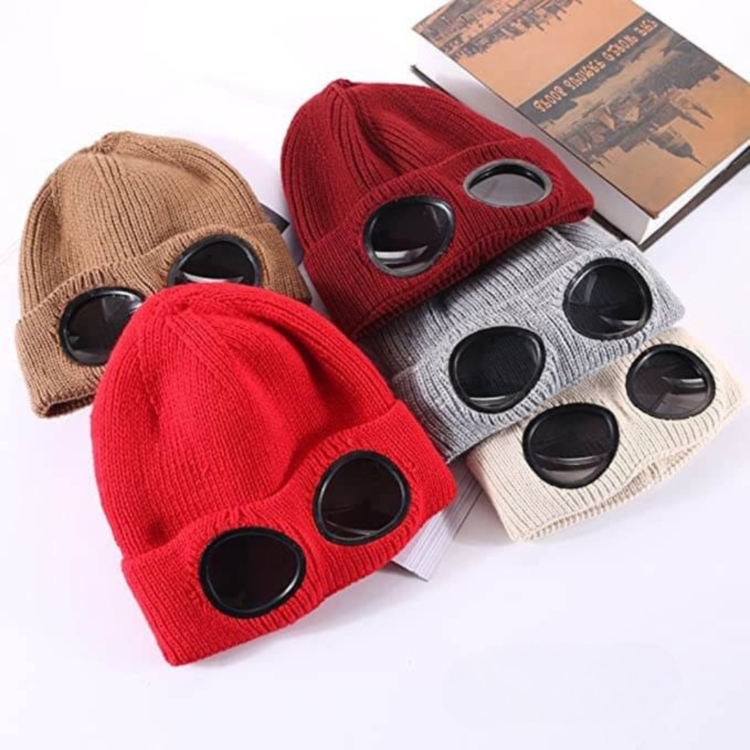 Gebreide Wintermuts met Opklapbare Bril Unisex Warm Winddicht Polyester Elastisch Skiën Outdoor One Size | Sansoti