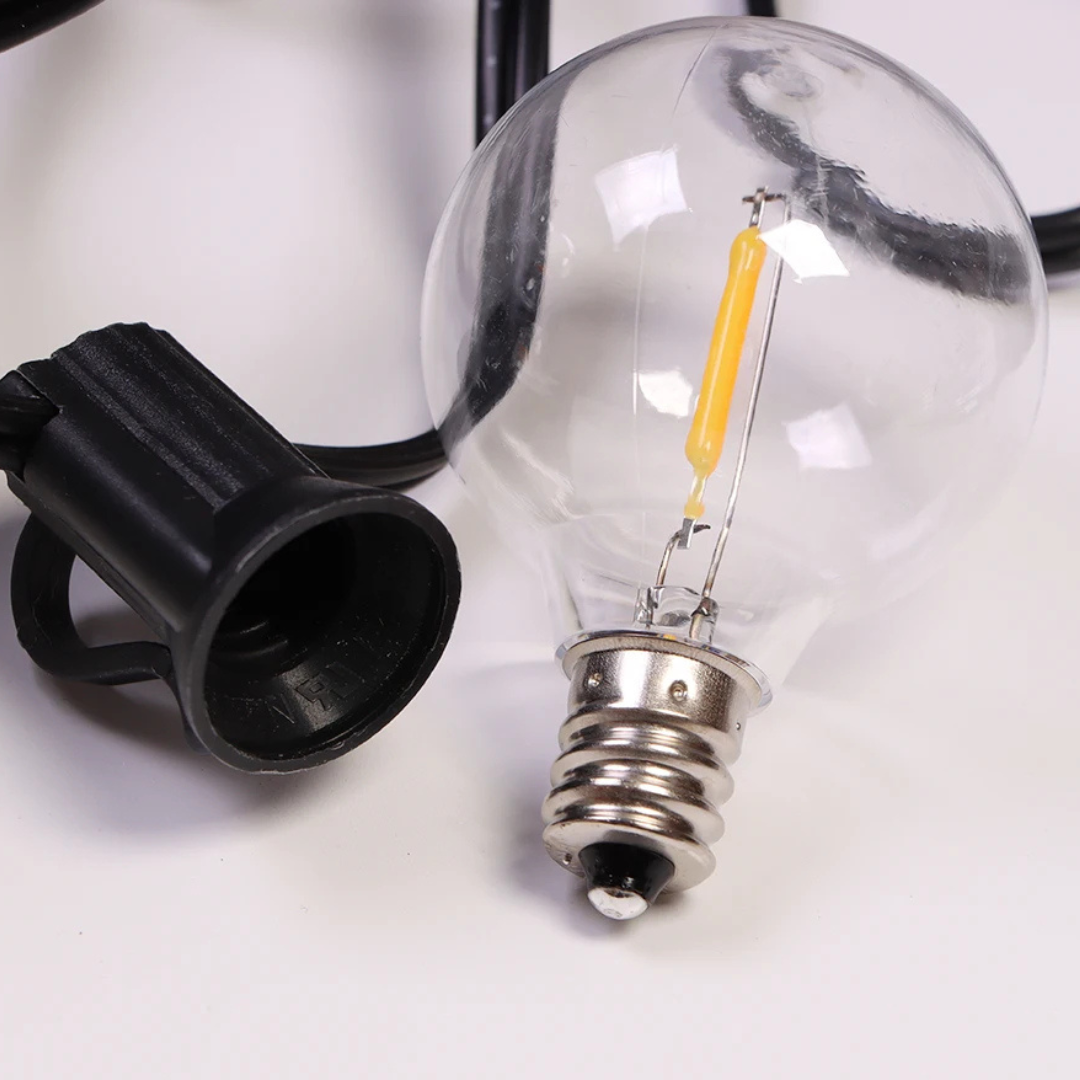 USB String Lights Patio Outdoor Lighting 20-40 Bulbs Waterproof IP65 Ambient Lighting for Garden Balcony Party Lighting | Sansoti