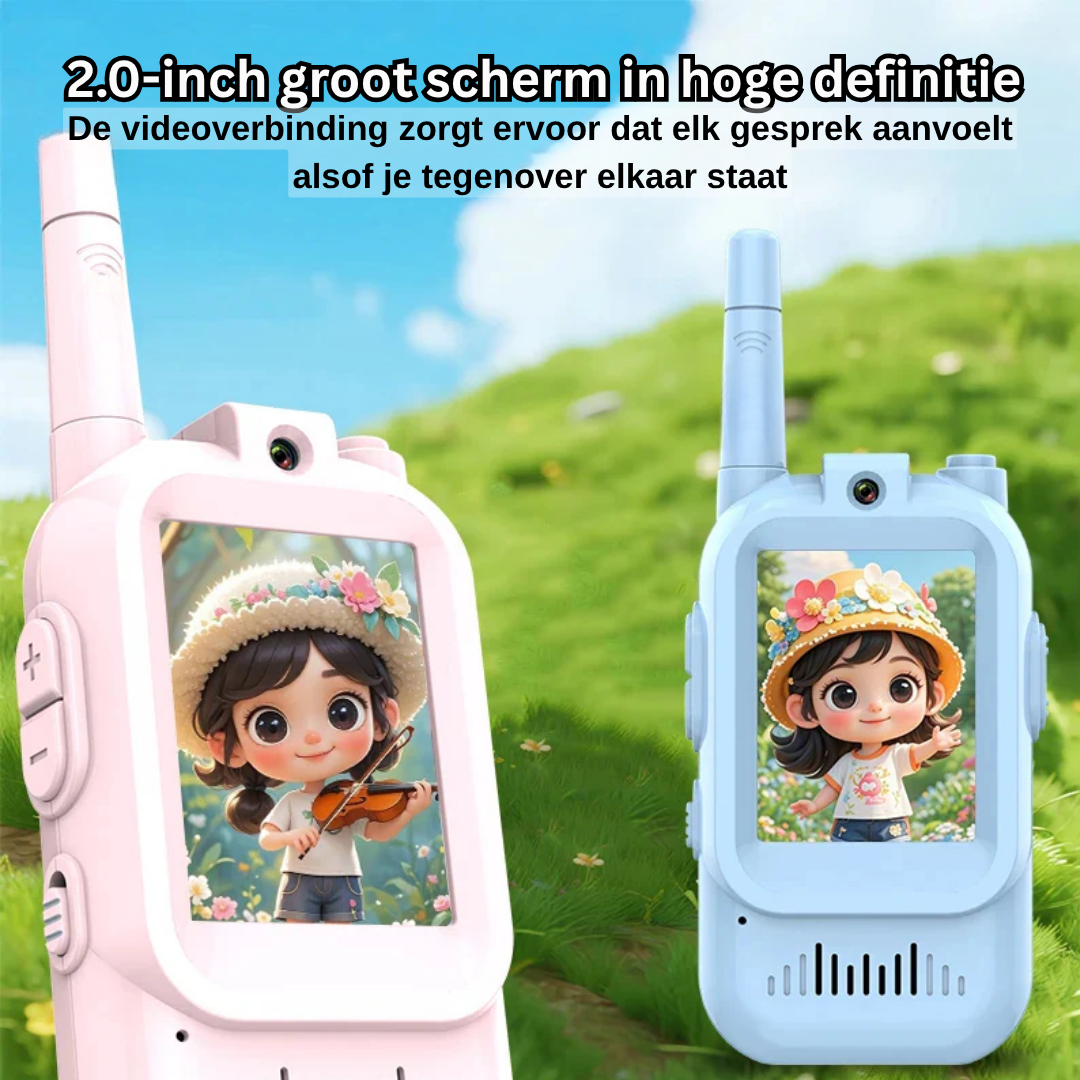 Interactive Communication Set with Video and Voice for Children, Indoor and Outdoor Toy Walkie-Talkie | Sansoti