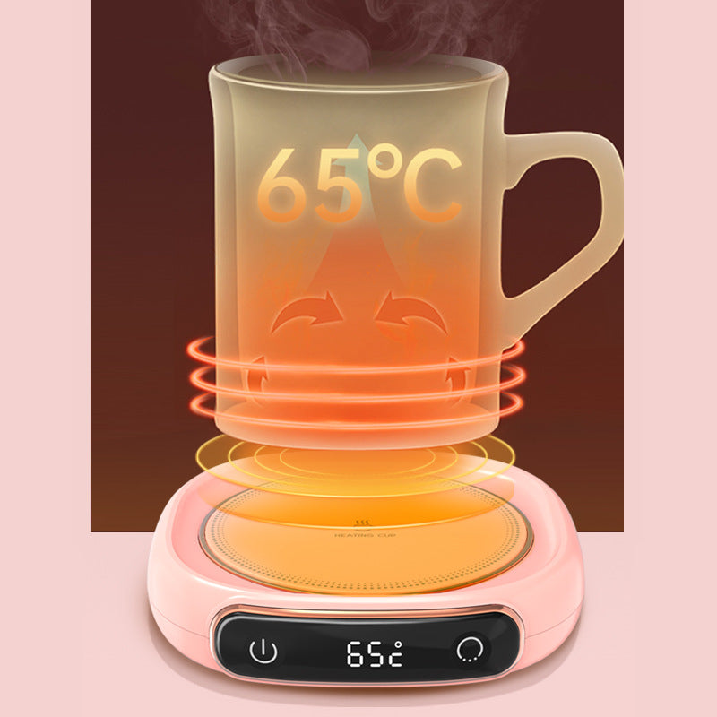 USB Beker Verwarmingsplaat Rond Vierkant Roze Groen Wit Thee Koffie Warmer Bureau Thuis Kantoor Dranken | Sansoti