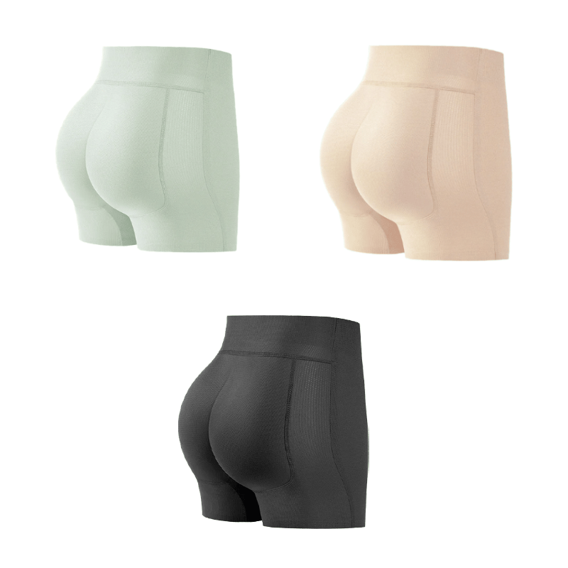 Corrigerende Shapewear Shorts met Push-Up Effect en Hoge Taille voor Bilvergroting | Sansoti