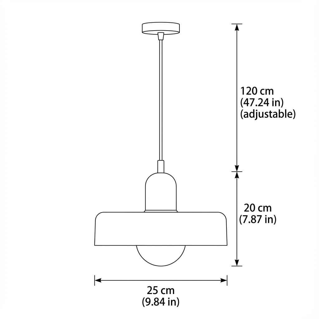 Glazen Hanglamp met Dubbele Kleurkap – Moderne Bauhaus-Stijl Verlichting voor Woon- en Eetkamer | Sansoti