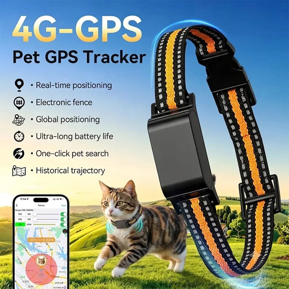 GPS-Tracker für Katzen mit Echtzeit-Ortung, Geofence-Alarm und Aktivitätsüberwachung für Haustiere | Sansoti