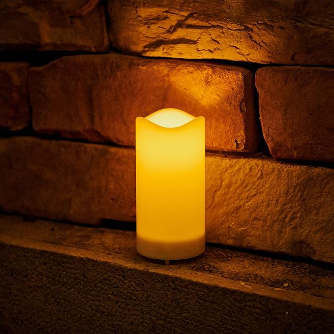 LED Kaarsen zonder Vlam - Decoratieve LED Kaarsen met Smelteffect - Sfeerverlichting op Batterijen - Vlamloze Kaars voor Veilige Decoratie | Sansoti