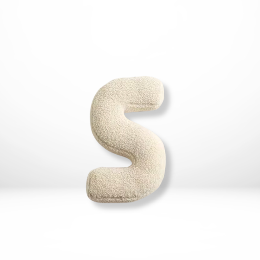 Alfabet Sierkussen Letter Fluweel A Tot Z 38x30cm | Sansoti