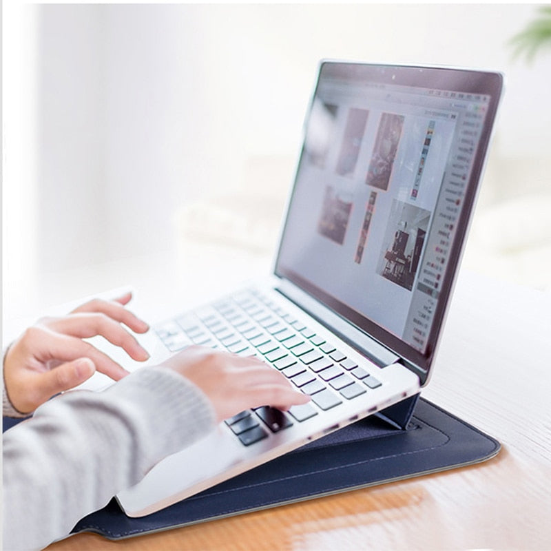 Laptoptas Met Standaard Opvouwbaar 2 In 1 Beschermhoes 11-16 Inch | Sansoti