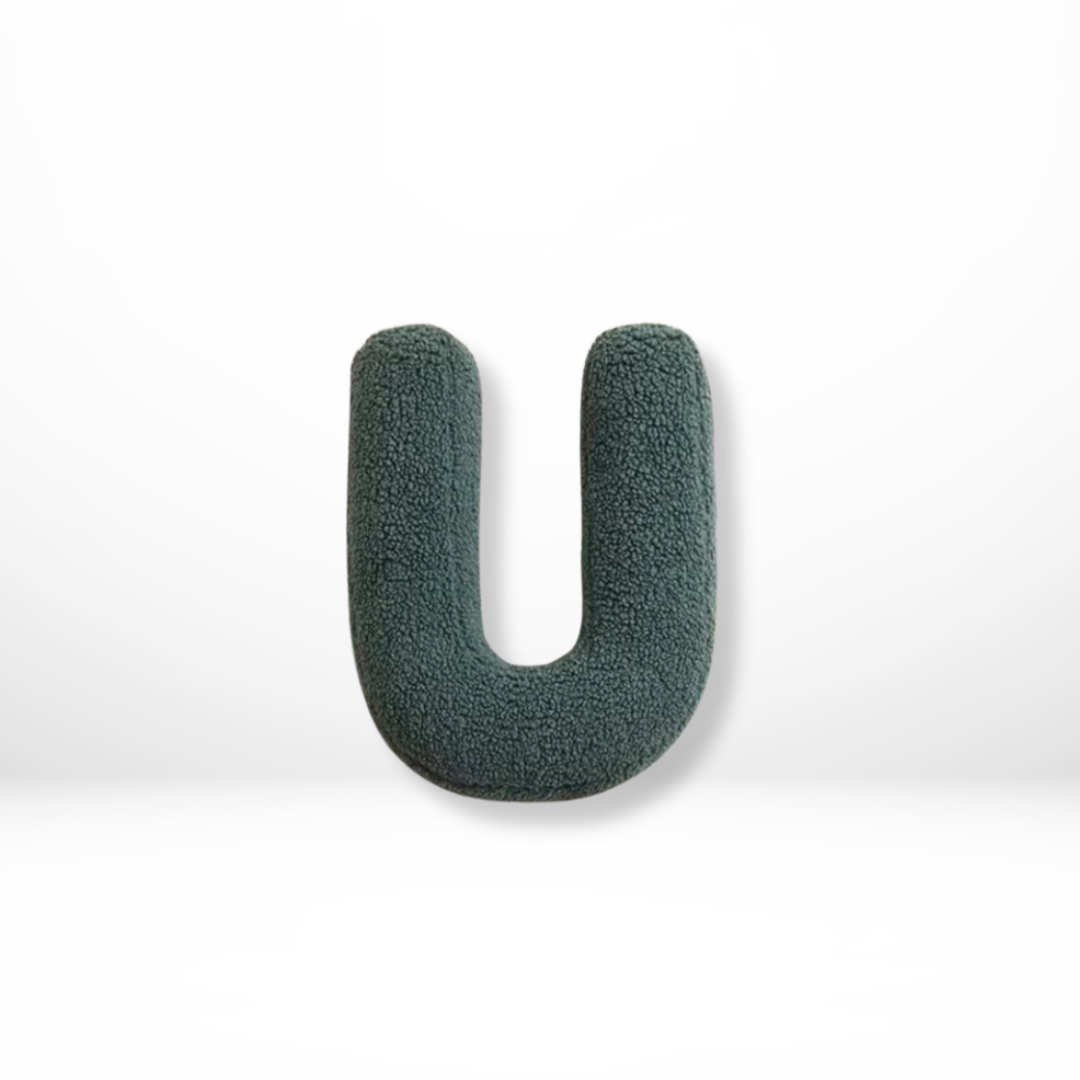 Alfabet Sierkussen Letter Fluweel A Tot Z 38x30cm | Sansoti
