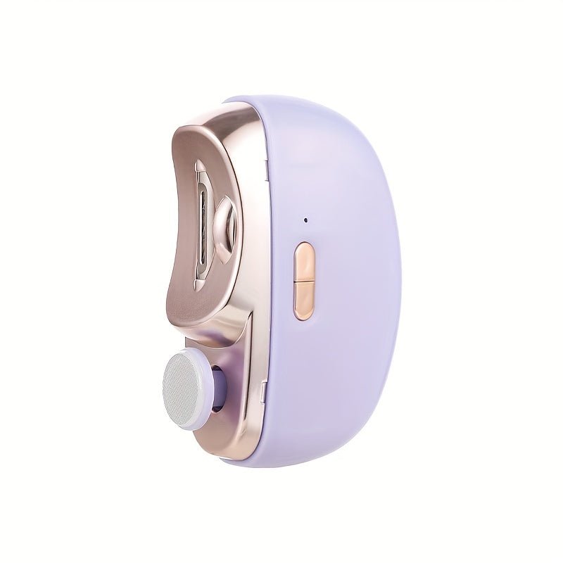 Electric Nail Clipper with LED Lighting and Polishing Function for Safe Professional Nail Care at Home | Sansoti