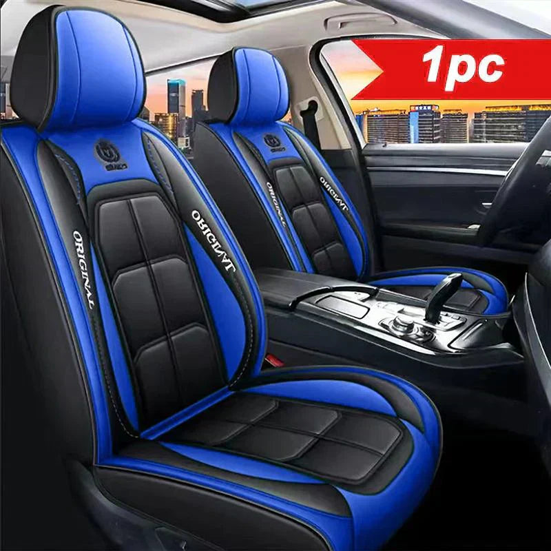 Luxe Autostoelhoezen Set 11-delig Gewatteerd met Opbergvak Airbag-Opening Universeel voor Vijfzitters Auto | Sansoti