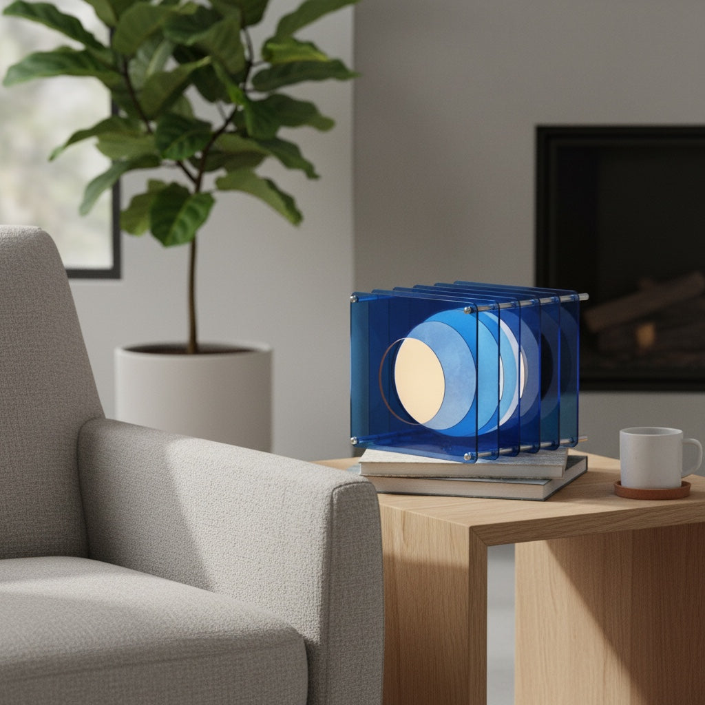 Geometrische Tafellamp met Gelaagde Bollen – Modern Design voor Woonkamer & Kantoor | Sansoti