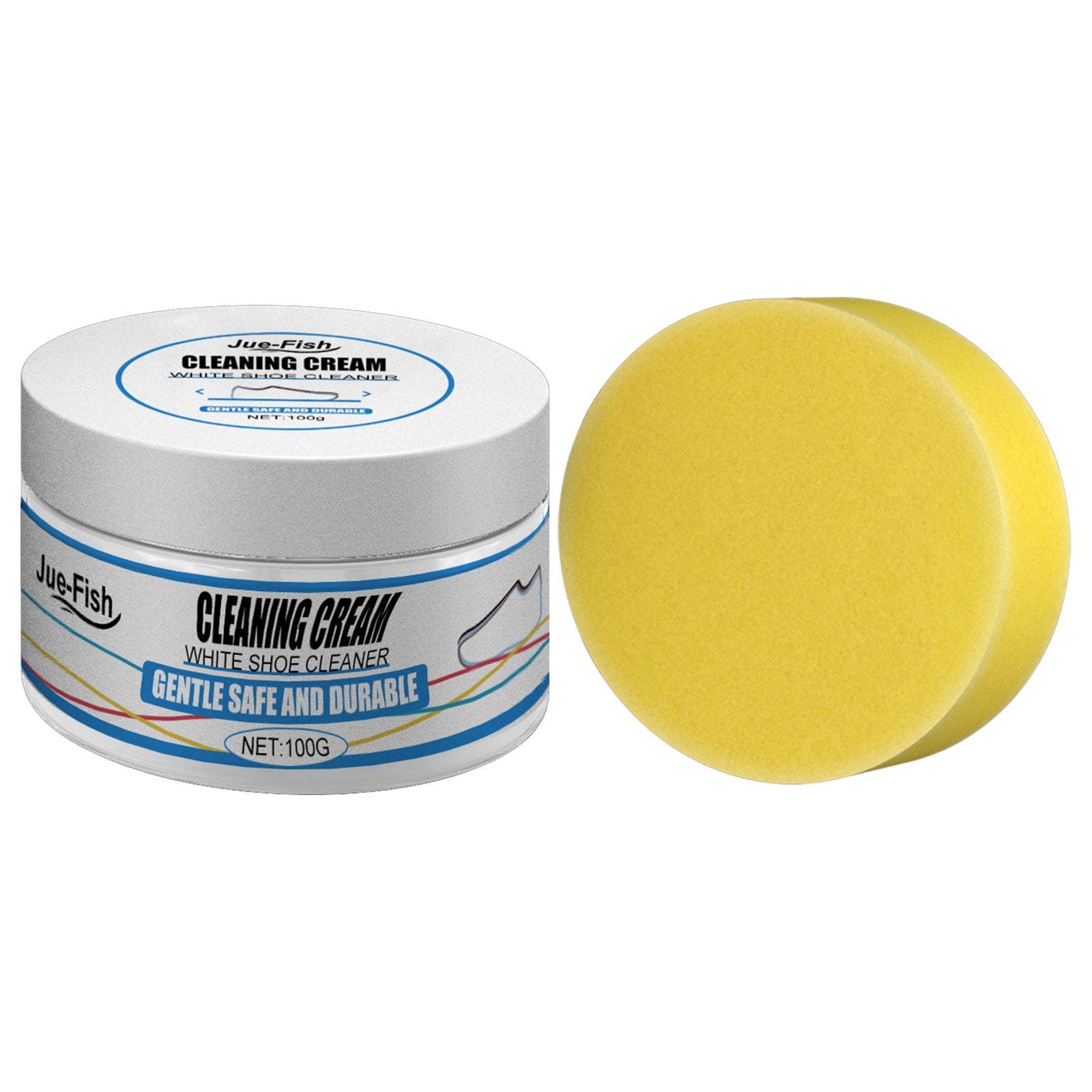 Premium Shoe Cleaning Cream – Intensively Restorative for Leather & Textile – Removes Stains and Restores Color | Sansoti