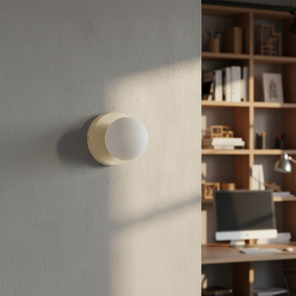 Glas-Kugel Wand- und Deckenleuchte mit farbiger Scheibe 12×10cm G9 LED 3000K Warmweiß 110-240V Festverdrahtet | Sansoti