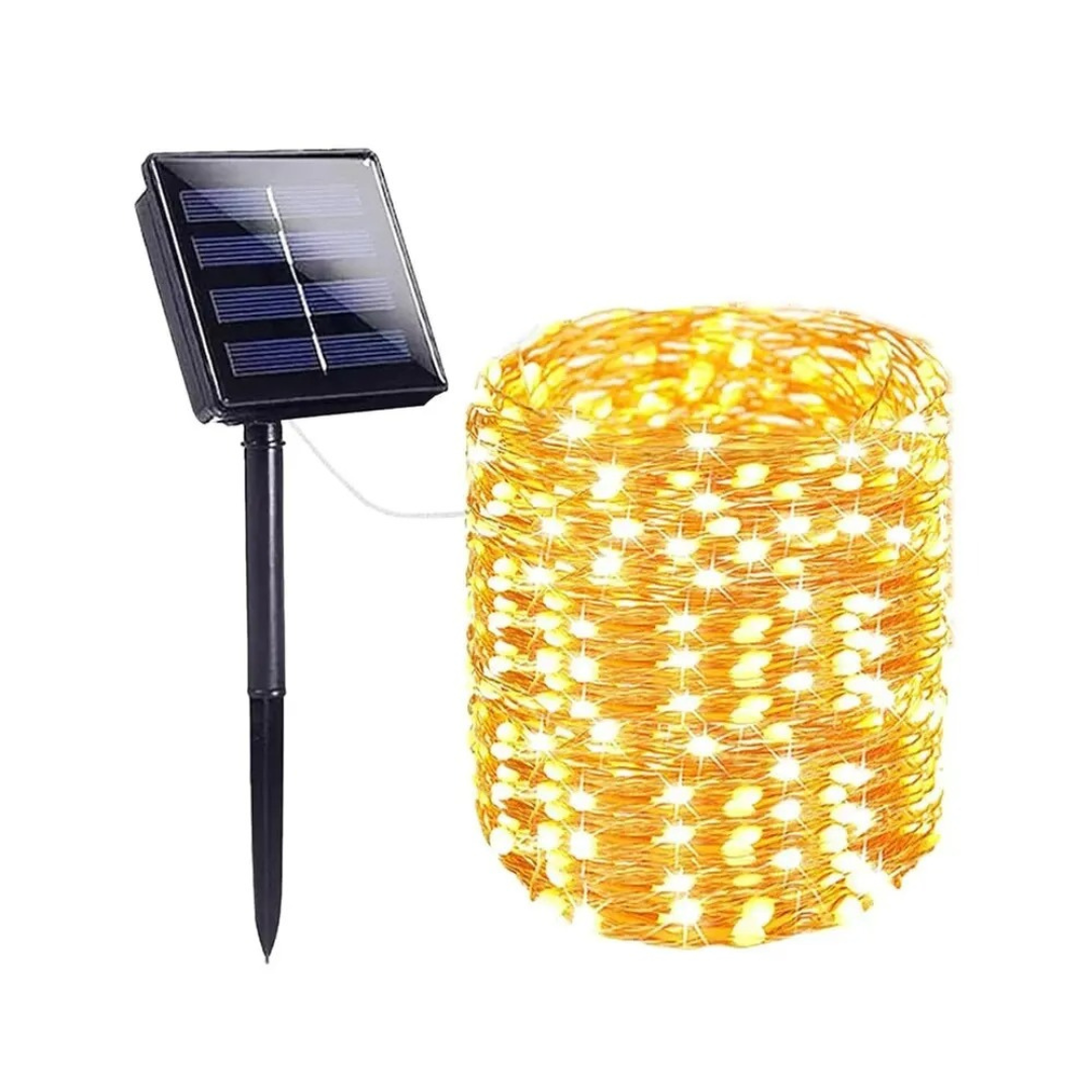 Solar LED String Lights 30m Garden Lighting Waterproof Outdoor Lighting 8 Light Modes Atmospheric Garden Ambience Patio | Sansoti