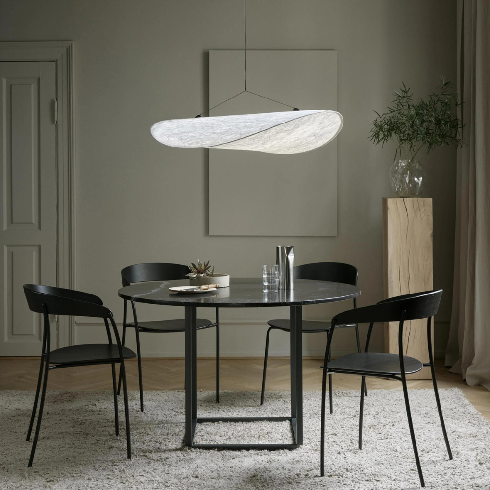 Hanglamp Japandi Handgeweven Zijde Wit Ø40 Ø60 Ø80 Slaapkamer Eetkamer | Sansoti