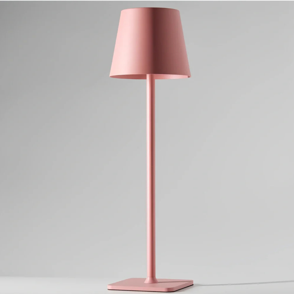 Wireless Table Lamp Dimmable Rechargeable 38cm Metal LED Touch Indoor Outdoor IP54 Waterproof Ambient Lighting | Sansoti