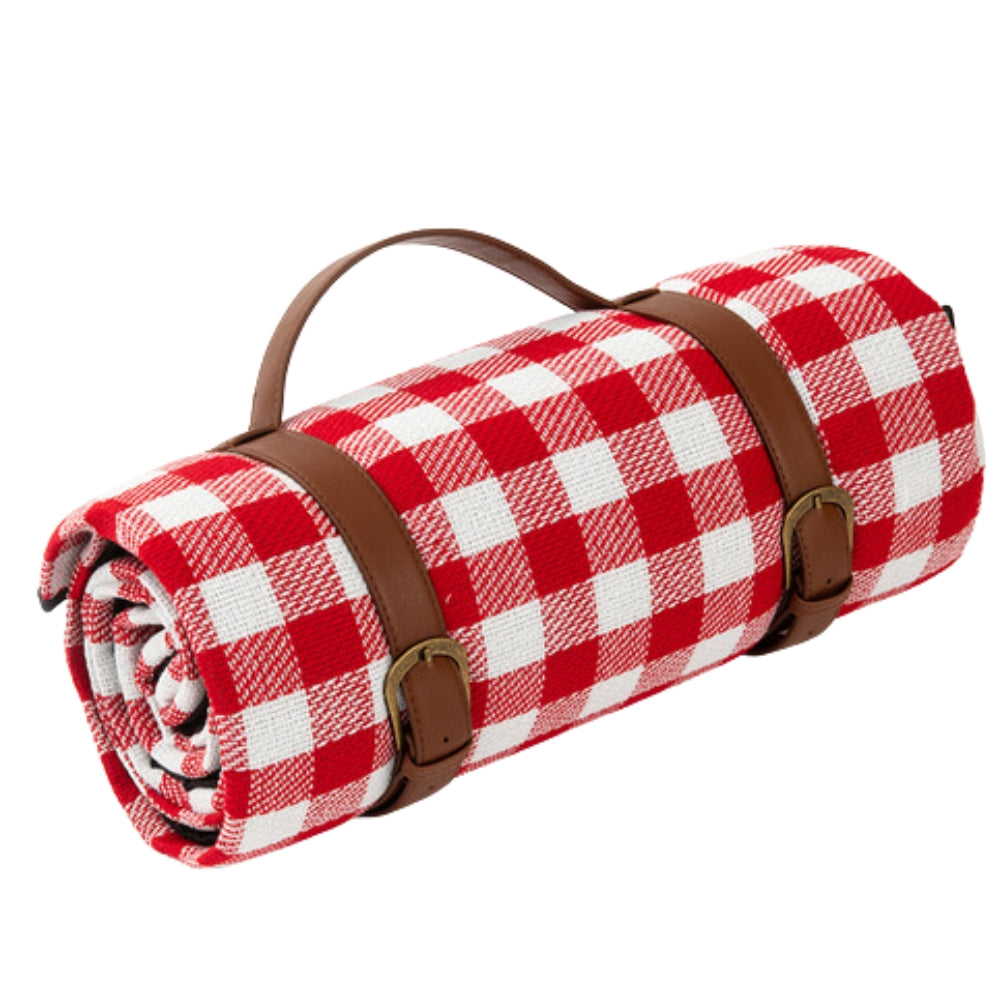 Waterdichte Opvouwbare Picknickkleed voor Buiten – Zachte Bovenzijde PEVA Onderzijde – Compact Draagbaar Strandkleed voor Picknick Camping Park | Sansoti