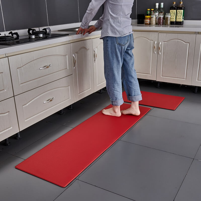 Antislip Keukenmat PVC Waterdicht 45x75 tot 180cm Comfort Antifatigue Stamat voor Keuken en Werkplek | Sansoti