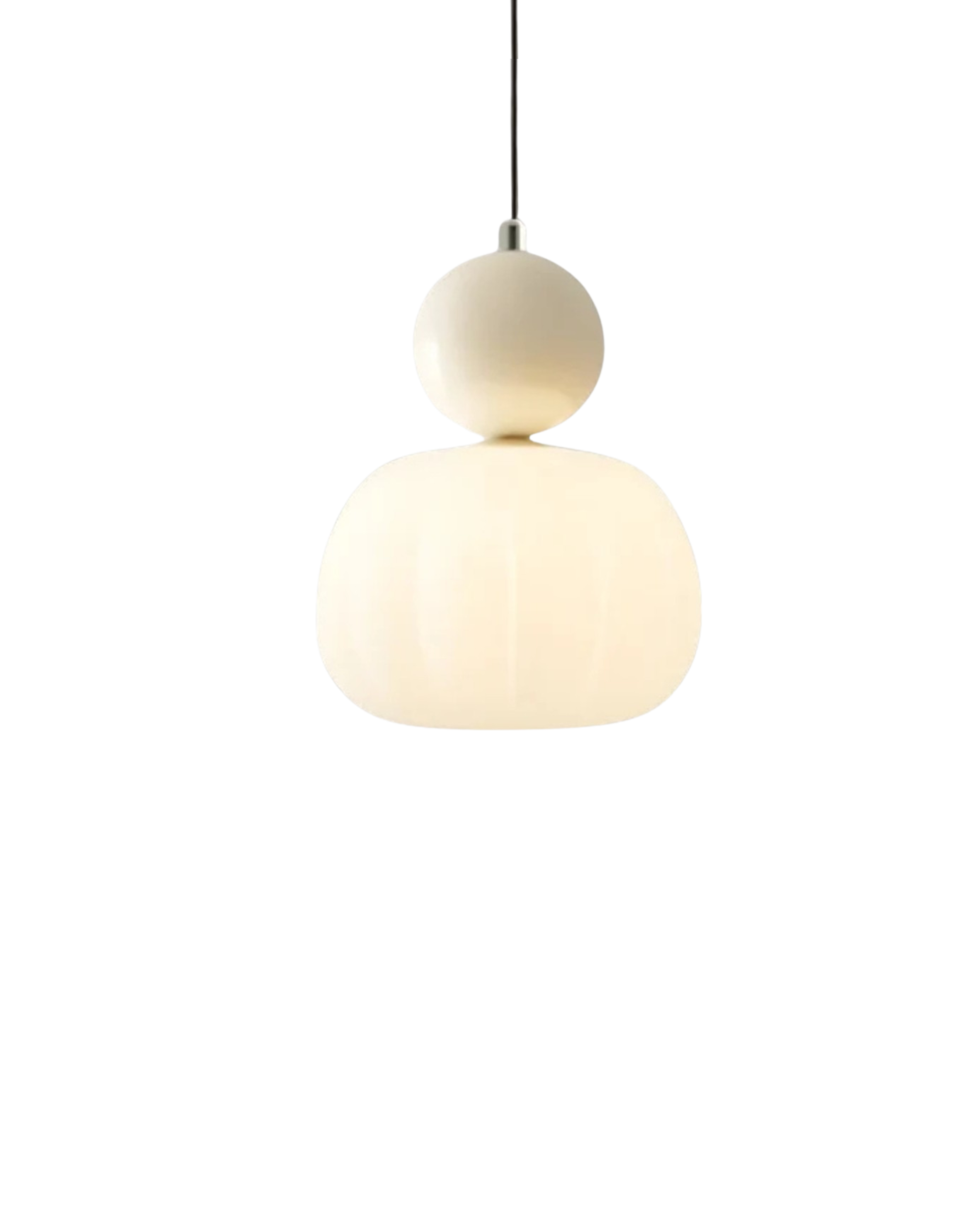 Art Deco Hanglamp Sculptuur met Warme Gloed voor Woonkamer Eetkamer | Sansoti