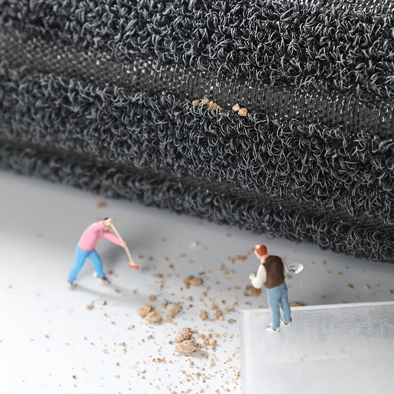 Getufte Deurmat Rechthoekig – Weerbestendig Polyester met Antislip PVC-Rug voor Entree Hal en Veranda | Sansoti