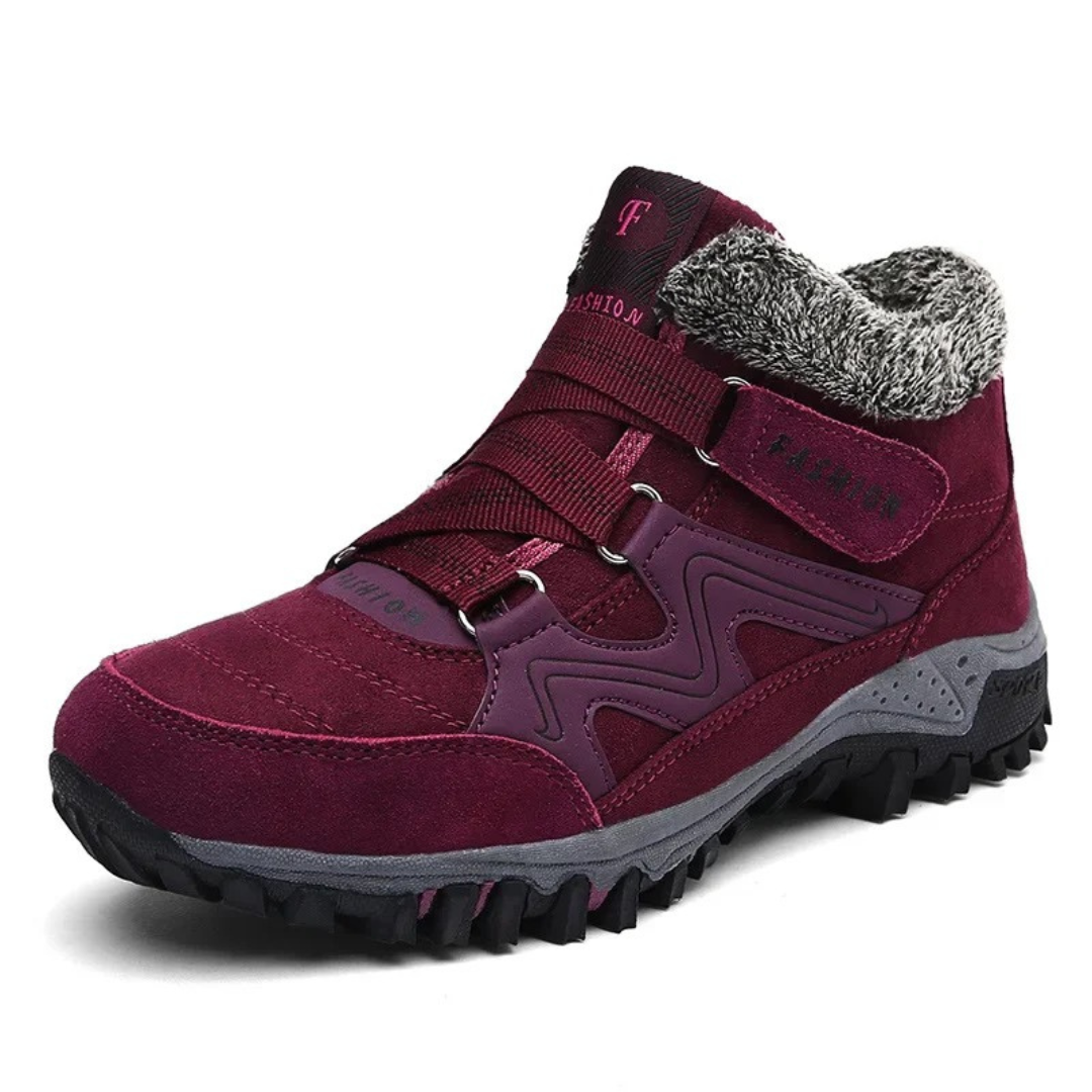 Gevoerde Winterlaars Dames met Antislip Zool Warmte Comfort Sneeuw Regen Herfst Lente Casual Outdoor Schoen | Sansoti