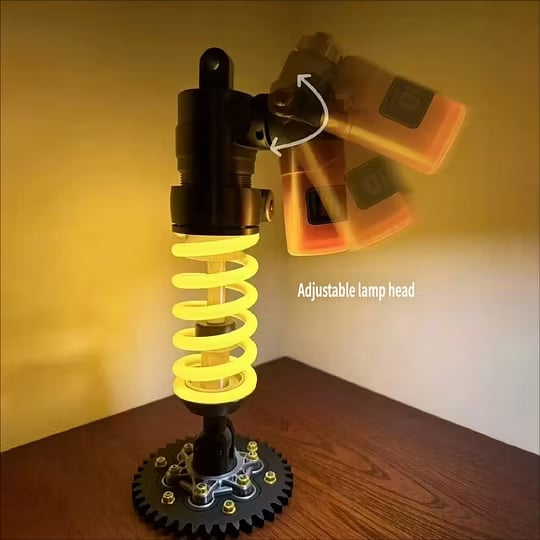 Shock-Absorbing Table Lamp with Touch Control and Dimmable LED Light for Desk Gaming Workspace Bedroom | Sansoti