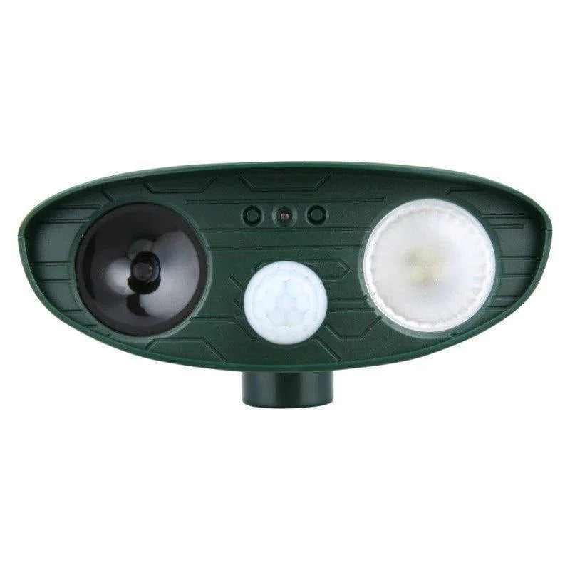 Ultrasonische Dierenverjager Tuin Solar PIR Sensor 110° 18-40 kHz Herten Vossen Katten Honden Vogelverschrikker Bewegingssensor Waterdicht Buiten | Sansoti