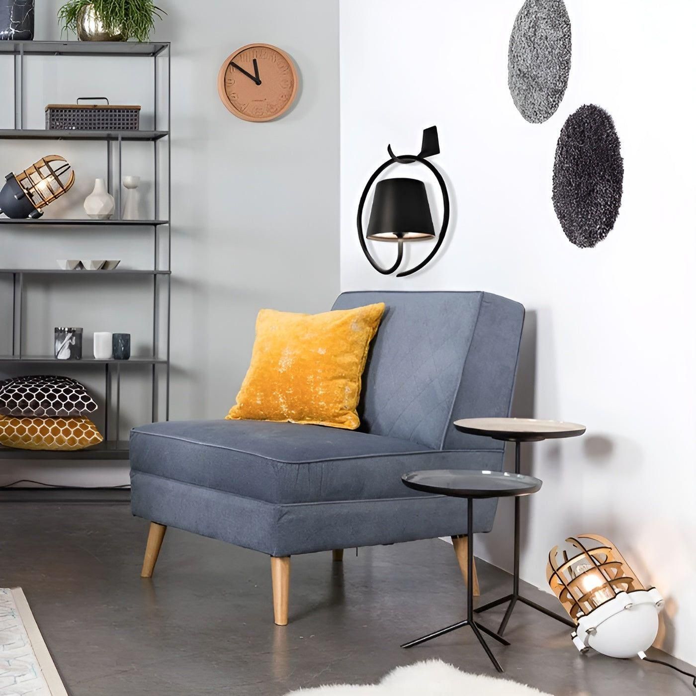 Hanglamp Draadloos Oplaadbaar LED Retro Metaal Zwart Wit Pendellamp Modern | Sansoti
