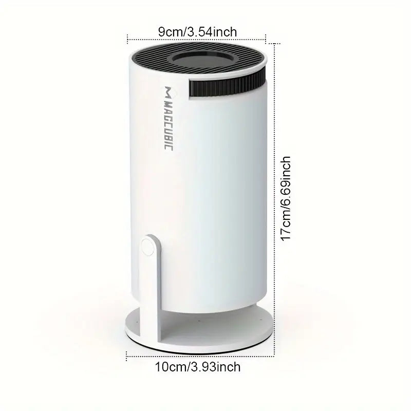 Compacte Mini Projector 4K Ultra HD met Draadloze Connectiviteit Beamer Thuisbioscoop Systeem Streaming Apparaat | Sansoti