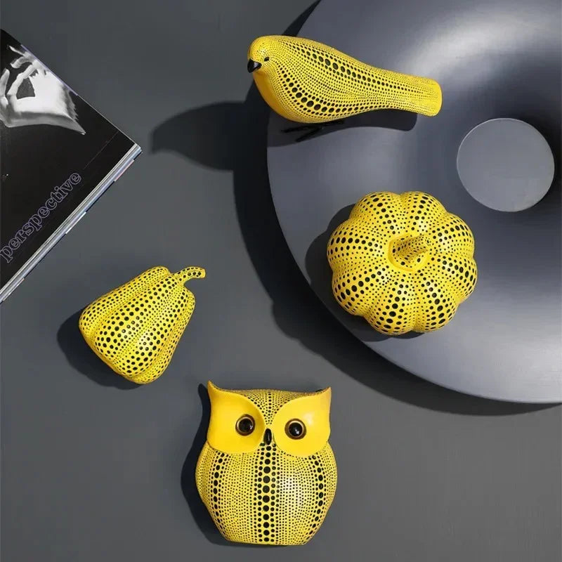 Decoratief Ornament Japanse Kunststijl Kleurrijk Sculptuur Woonkamer Cadeau Modern | Sansoti