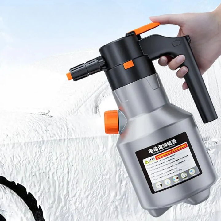 Elektrische Schuimspuitfles Auto Draadloos 22 x 30,5 cm Verstelbare Nozzle Wasbeurt Voertuigonderhoud | Sansoti