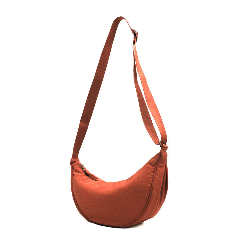 Halve Maan Schoudertas Kunstleer Elegante Damestas Crossbody Handtas Mode Accessoire Casual Dagelijks Gebruik | Sansoti