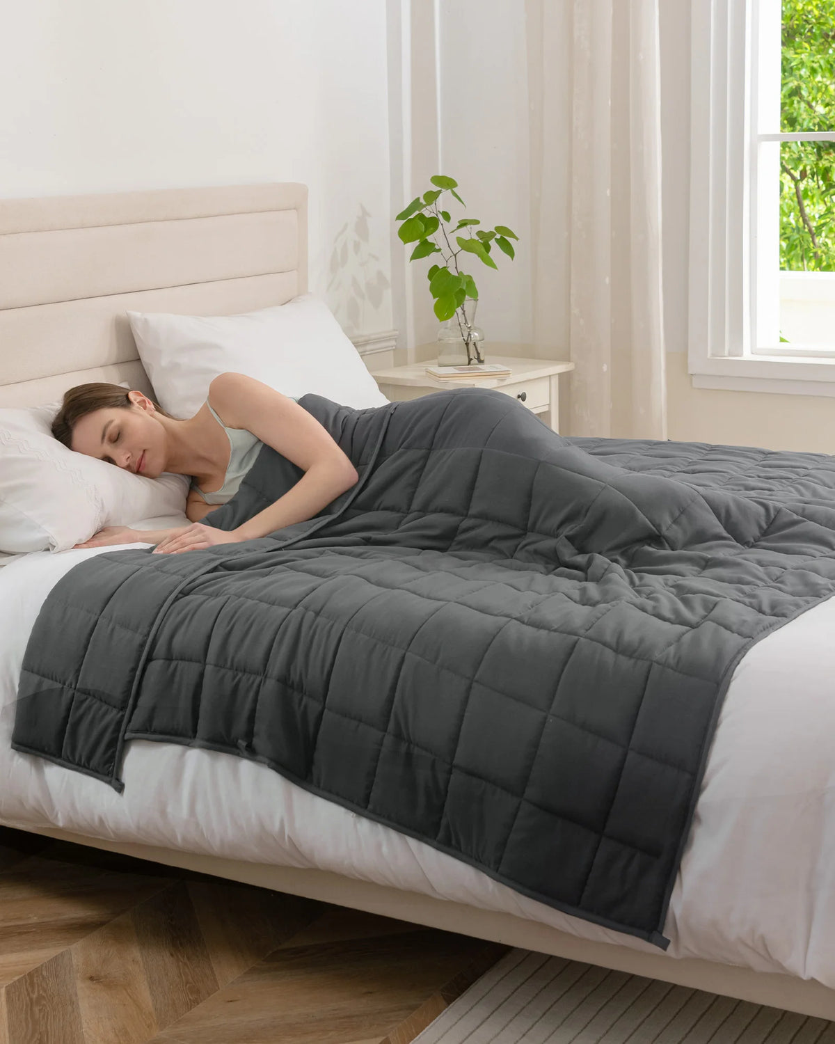 Verzwaringdeken - Good Nite-deken voor volwassenen, ontspanningsdeken voor slaapverbetering, ideaal voor betere slaap (4-8 kg)