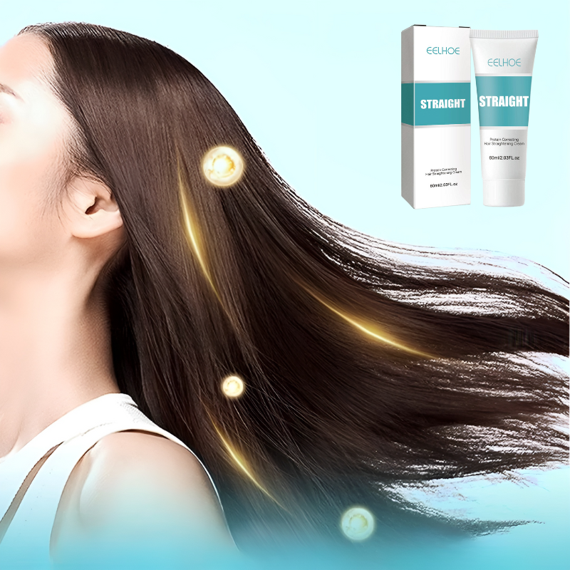 Crème de soins capillaires à la kératine 60 ml – Traitement adoucissant, fortifiant et réparateur pour tous les types de cheveux à domicile | Sansoti