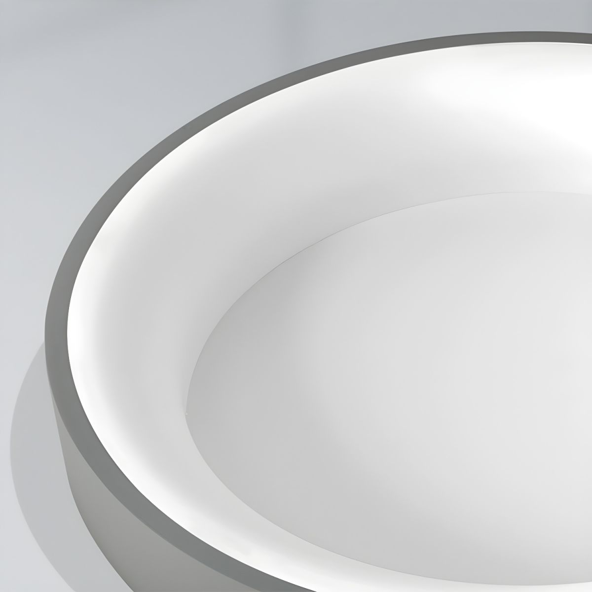 LED Deckenleuchte Rund Acryl Eisen Niedrige Räume Flur Schlafzimmer Wohnzimmer Moderne Aufbauleuchte Minimalistische Deckenbeleuchtung | Restfield