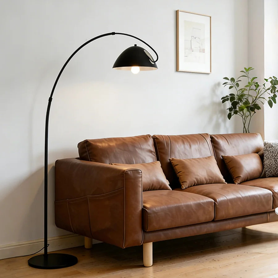 Boog Vloerlamp LED Modern 3 Lichtkleuren Dimbaar E27 Woonkamer | Sansoti