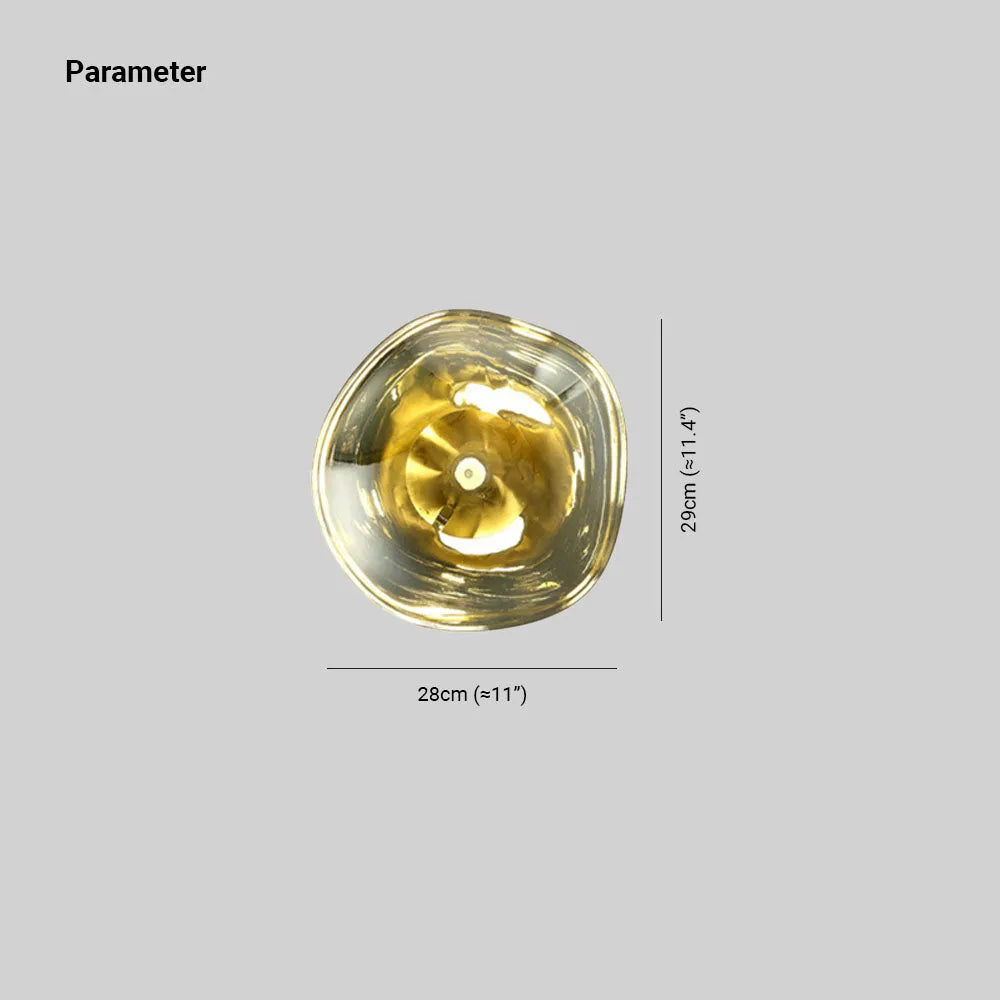 Wandlampe Amber Handgefertigt PMMA Metall Warmweiß E27 12W Wohnzimmer Schlafzimmer Luxus | Restfield