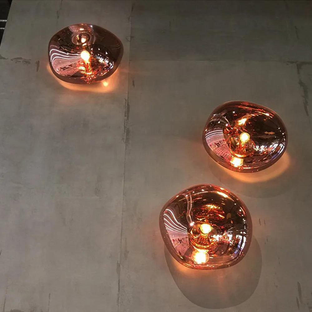 Wandlampe Amber Handgefertigt PMMA Metall Warmweiß E27 12W Wohnzimmer Schlafzimmer Luxus | Restfield